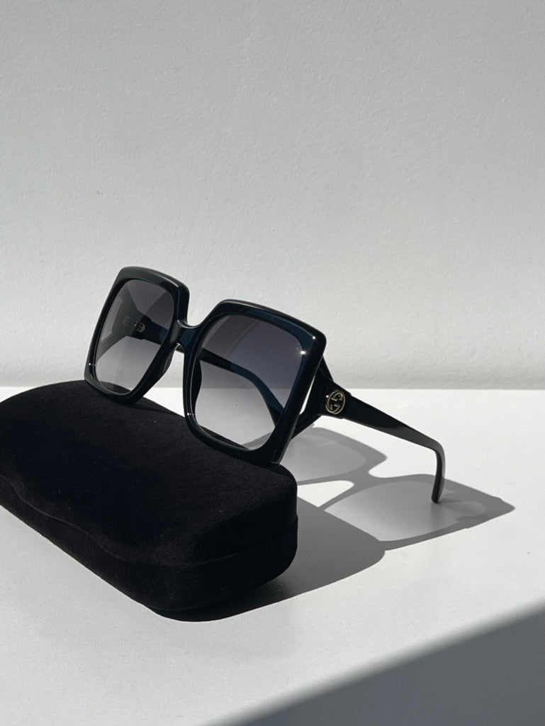 Gucci GG0876S Square Sunglasses in Black
