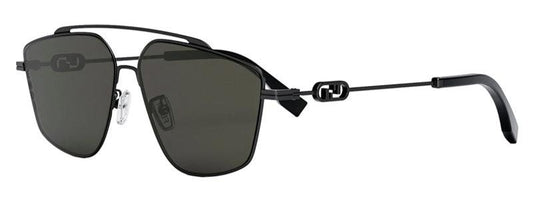 Fendi FE40079U O'Lock Aviator Sunglasses in Black