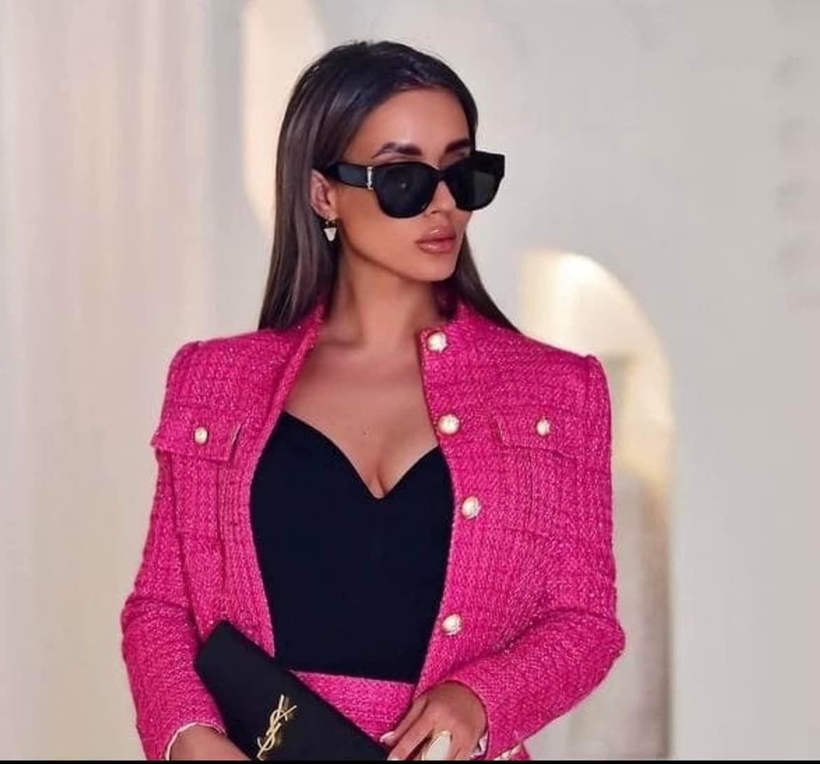 Saint Laurent SLM95/F Thick Rim Cat Eye Sunglasses in Black Gold