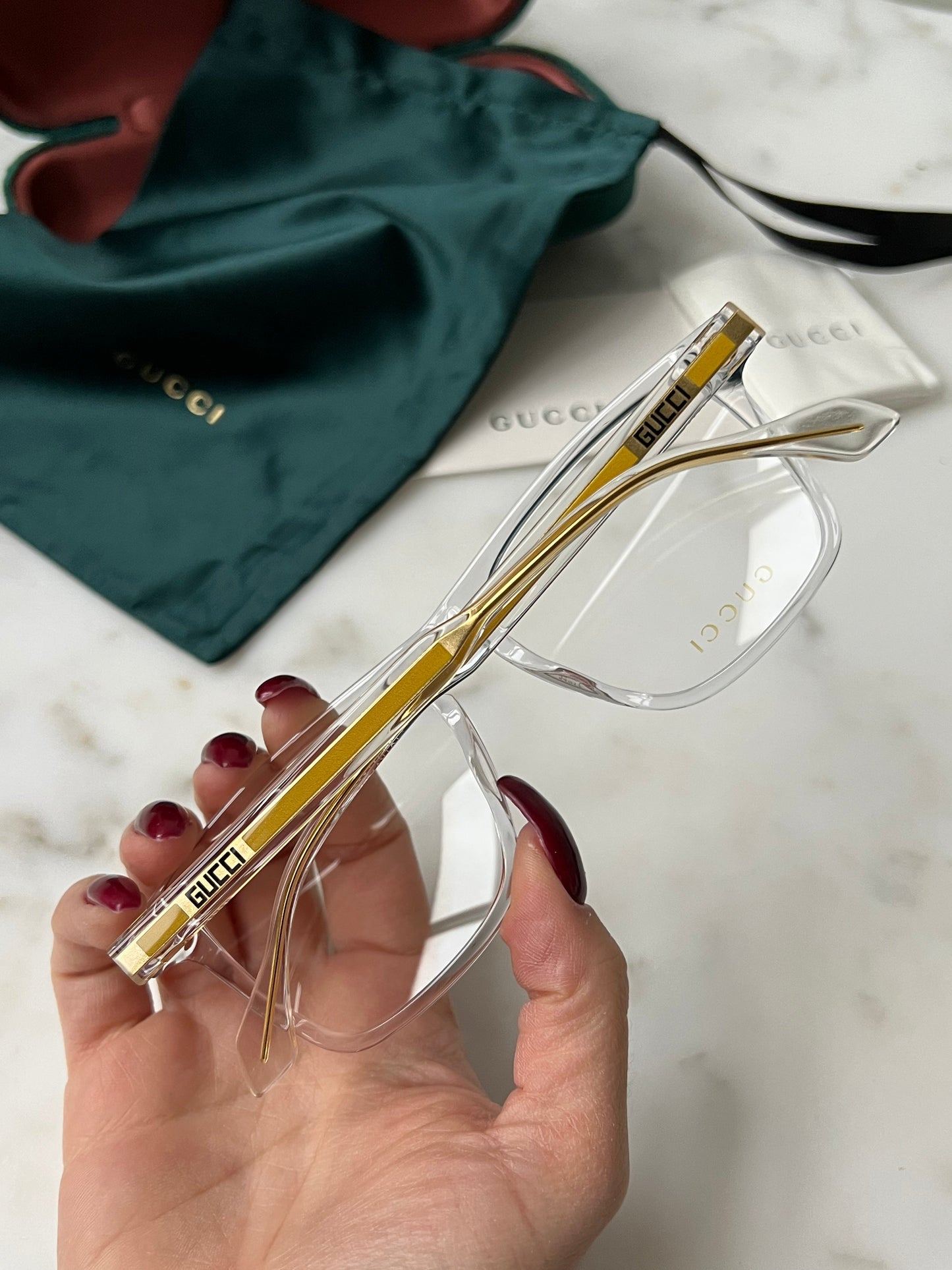 Gucci GG0561ON Clear Eyeglasses Frames