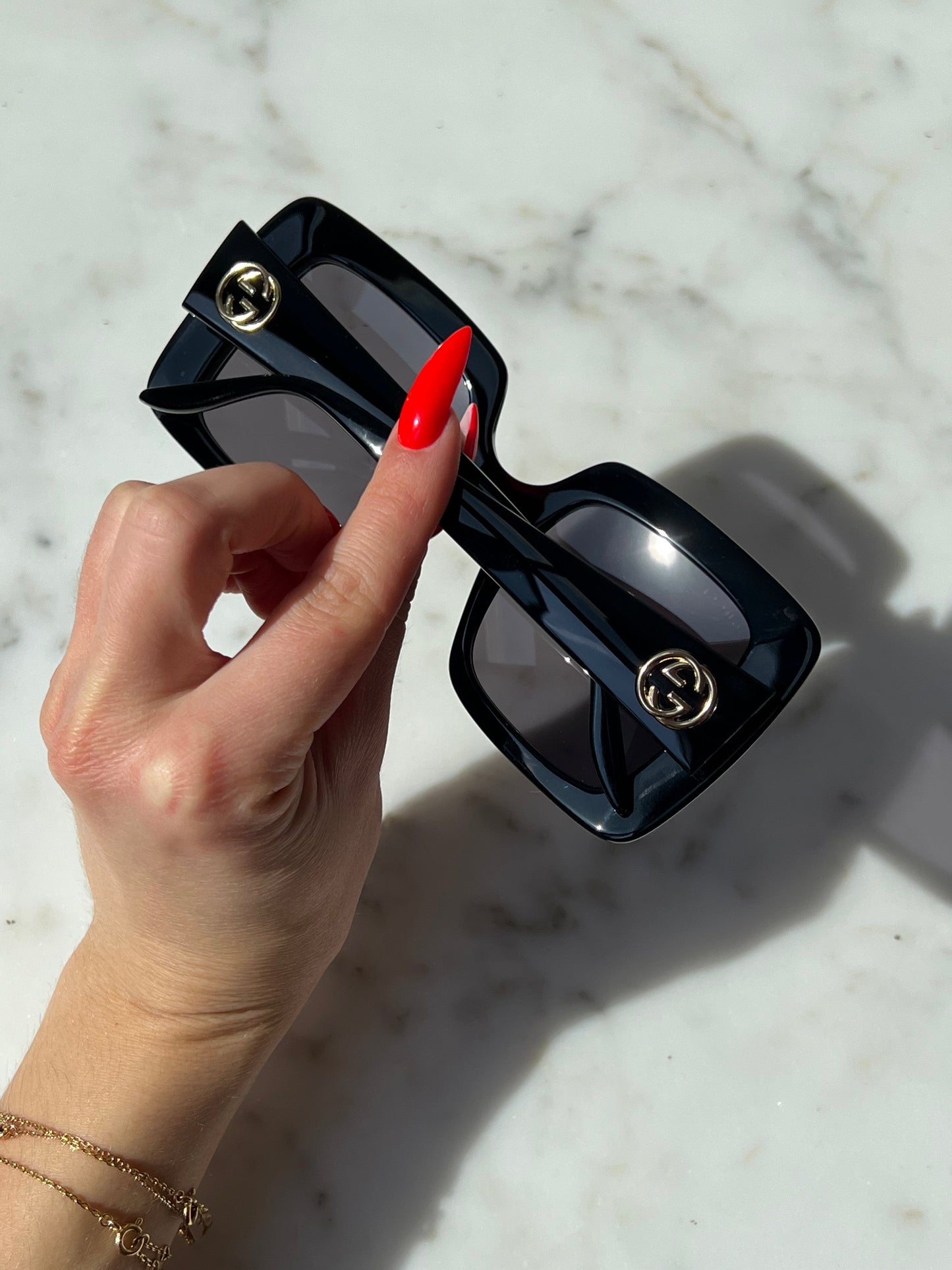 Gucci GG0896S Square Sunglasses in Black