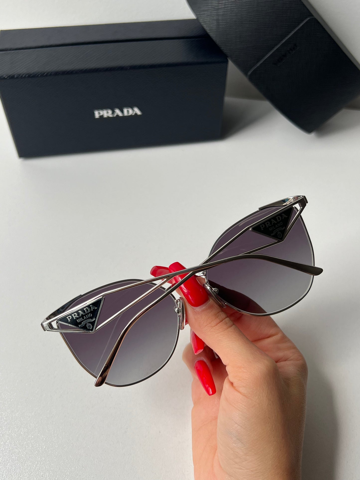 Prada PR50ZS Sunglasses in Silver