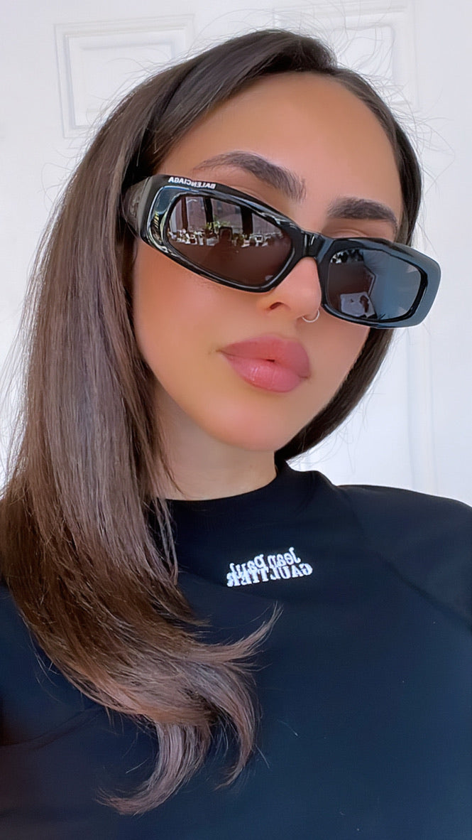 Balenciaga BB0266S Sunglasses in Black