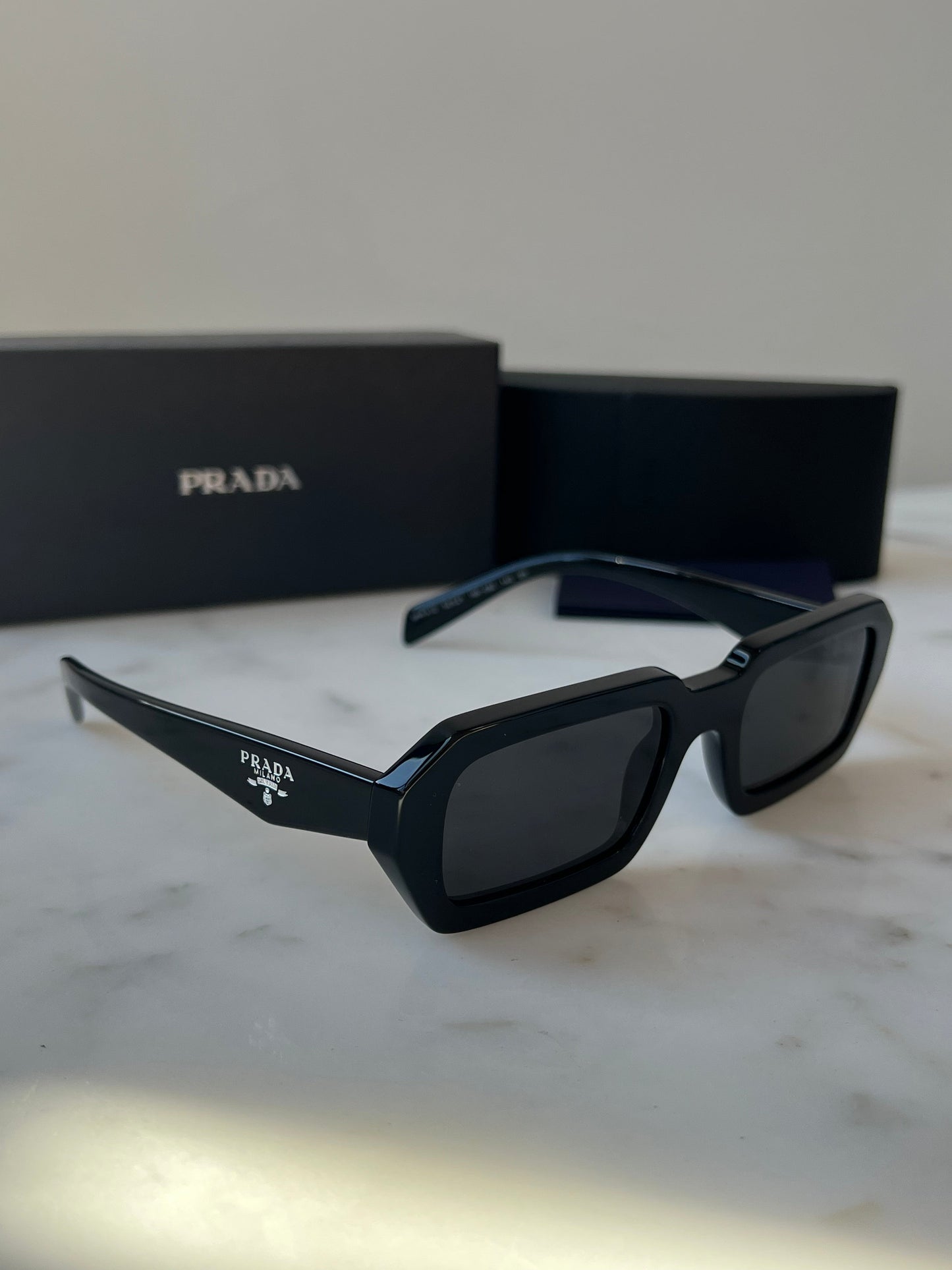 Prada PR A12S Sunglasses in Black