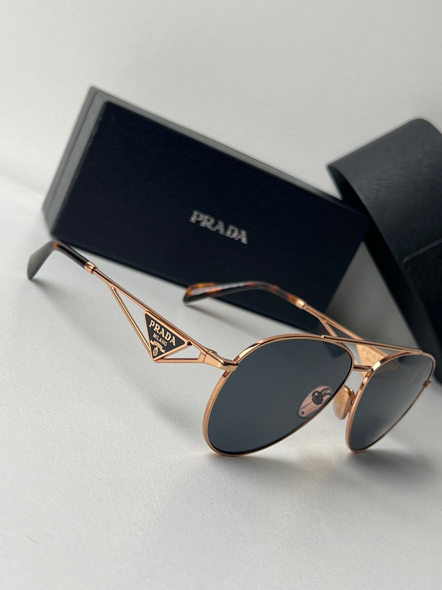 Prada PR73ZS Sunglasses in Rose Gold