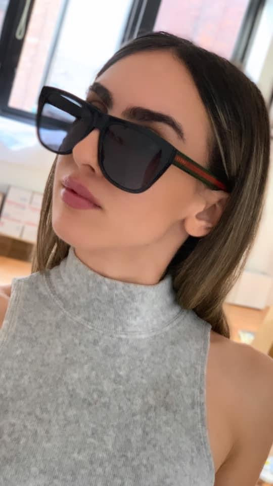 Gucci GG0926S Flat Top Sunglasses in Black