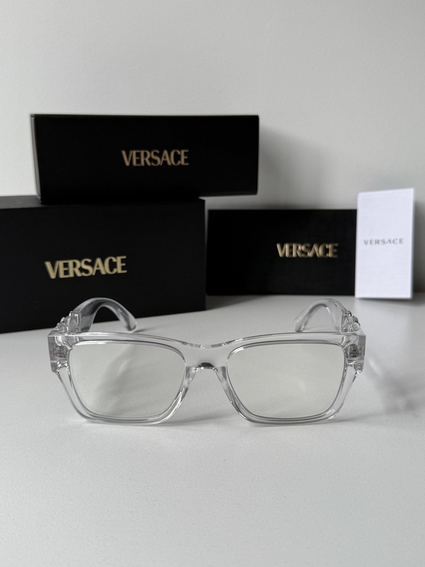 Versace VE3368U Biggie Frames in Clear