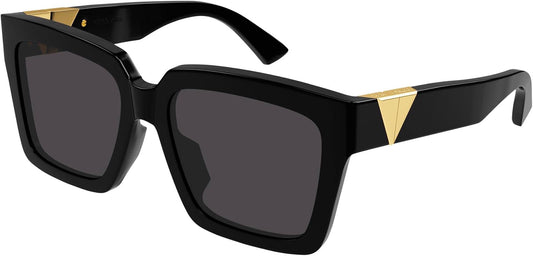 Bottega Veneta BV1198SA Black Square Sunglasses