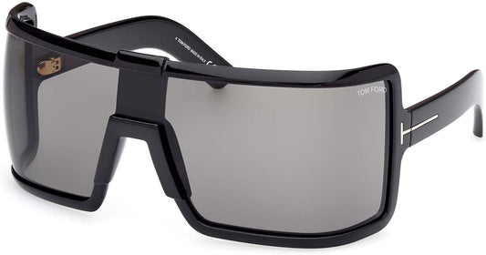 Tom Ford Parker FT1118 Mask Sunglasses in Black