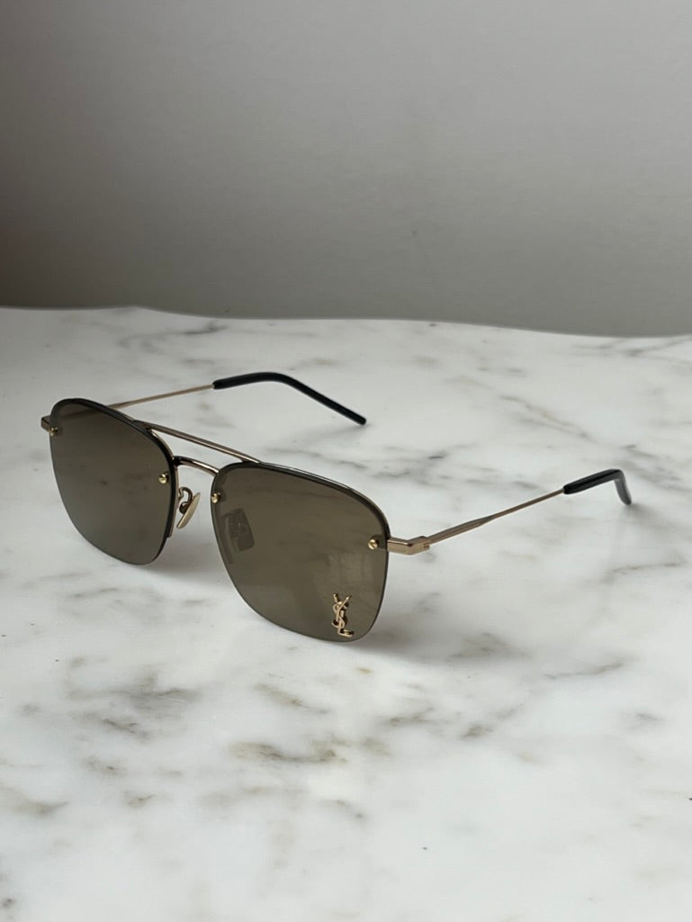 Saint Laurent SL309M Sunglasses in Bronze Mirror