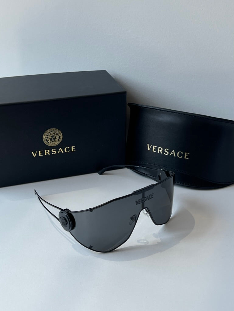 Versace VE2268 Shield Sunglasses in Black