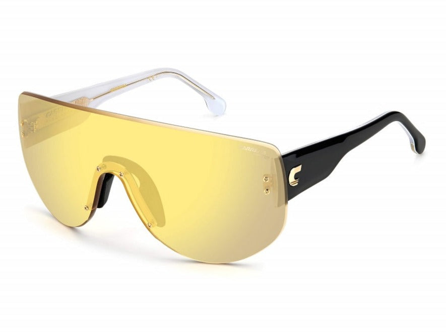 Carrera Flaglab 12 Shield Sunglasses in Gold