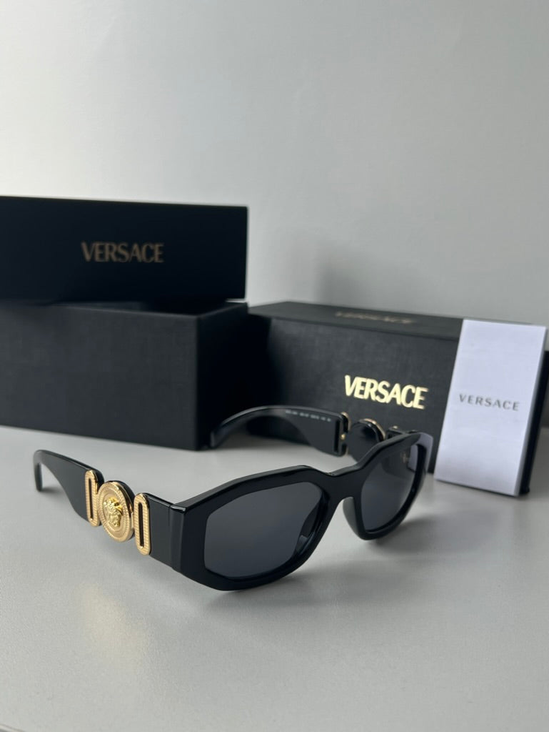 Versace VE4361 Biggie Sunglasses in Black Gold
