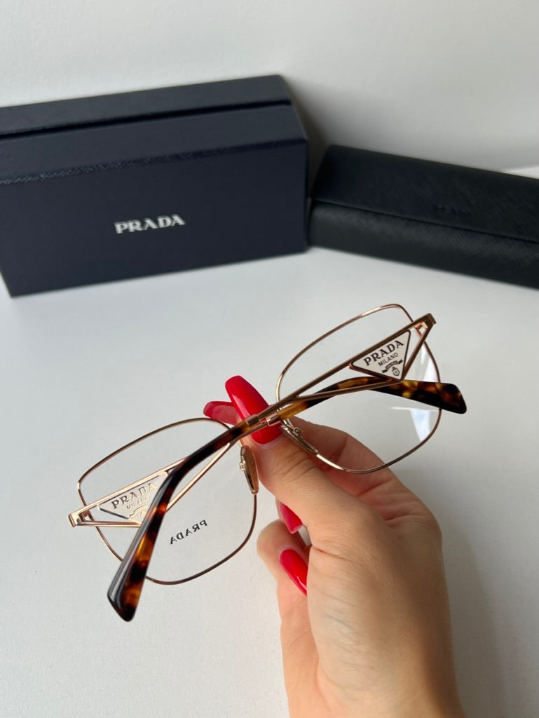 Prada PR A54VD Eyeglasses Frames in Rose Gold