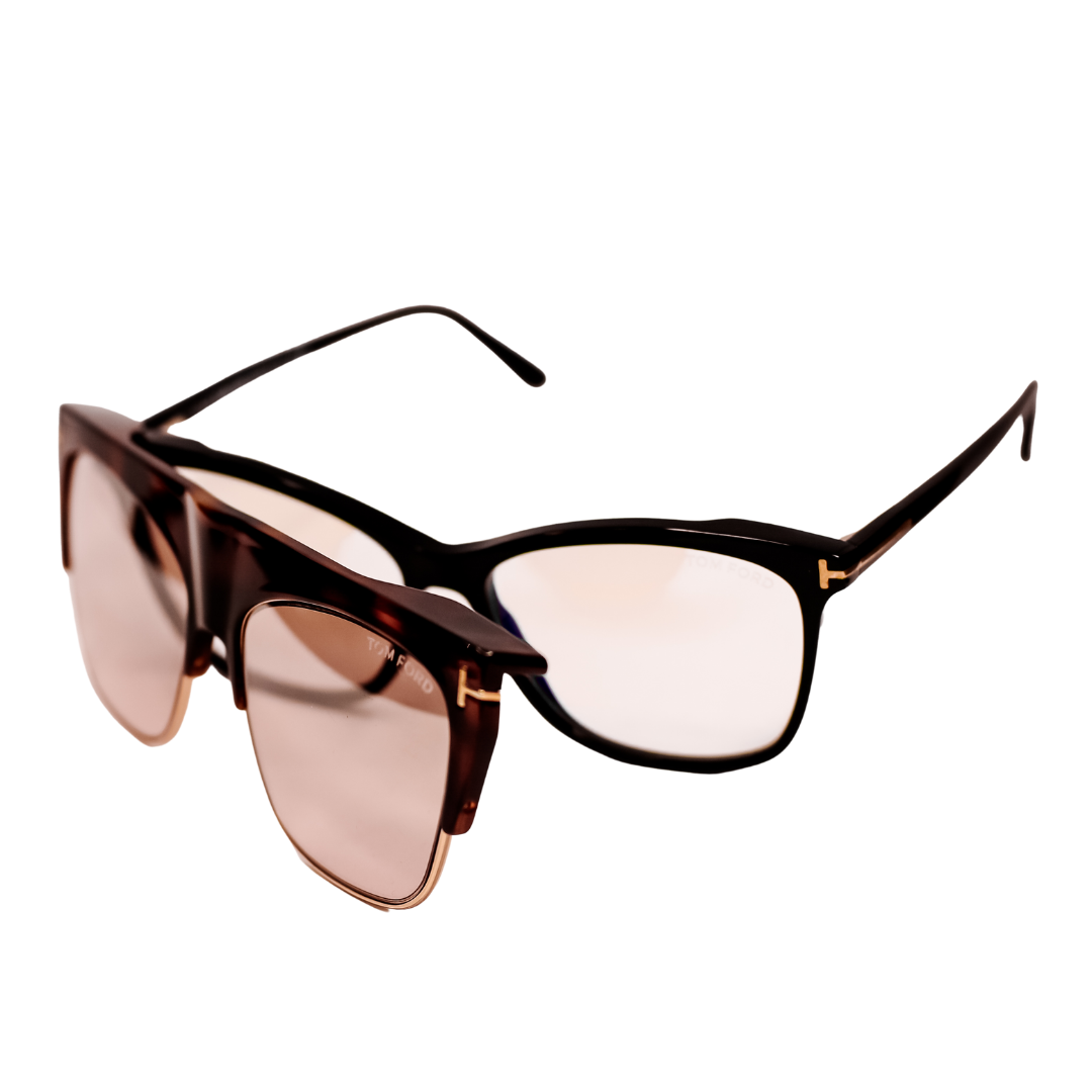 Tom Ford FT5690-B Clip On Sunglasses
