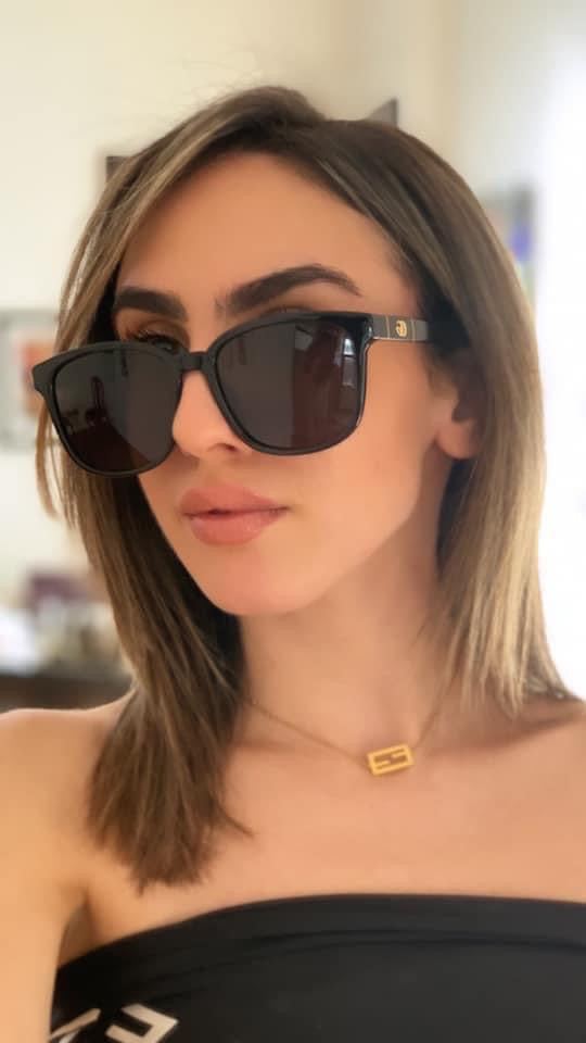 Gucci GG0637SK Unisex Marmont Logo Sunglasses in Black