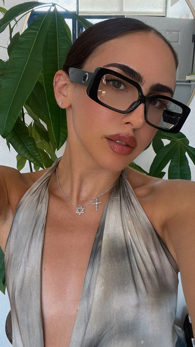 Versace VE3362U Black Thick Rim Frames