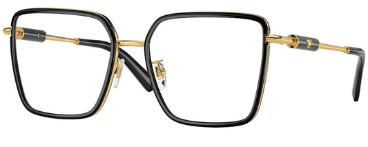 Versace VE1294D Black Metal Square Frames