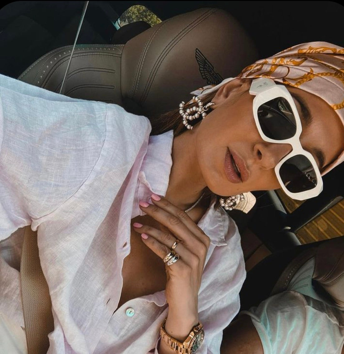 Prada PR17WS Sunglasses in White