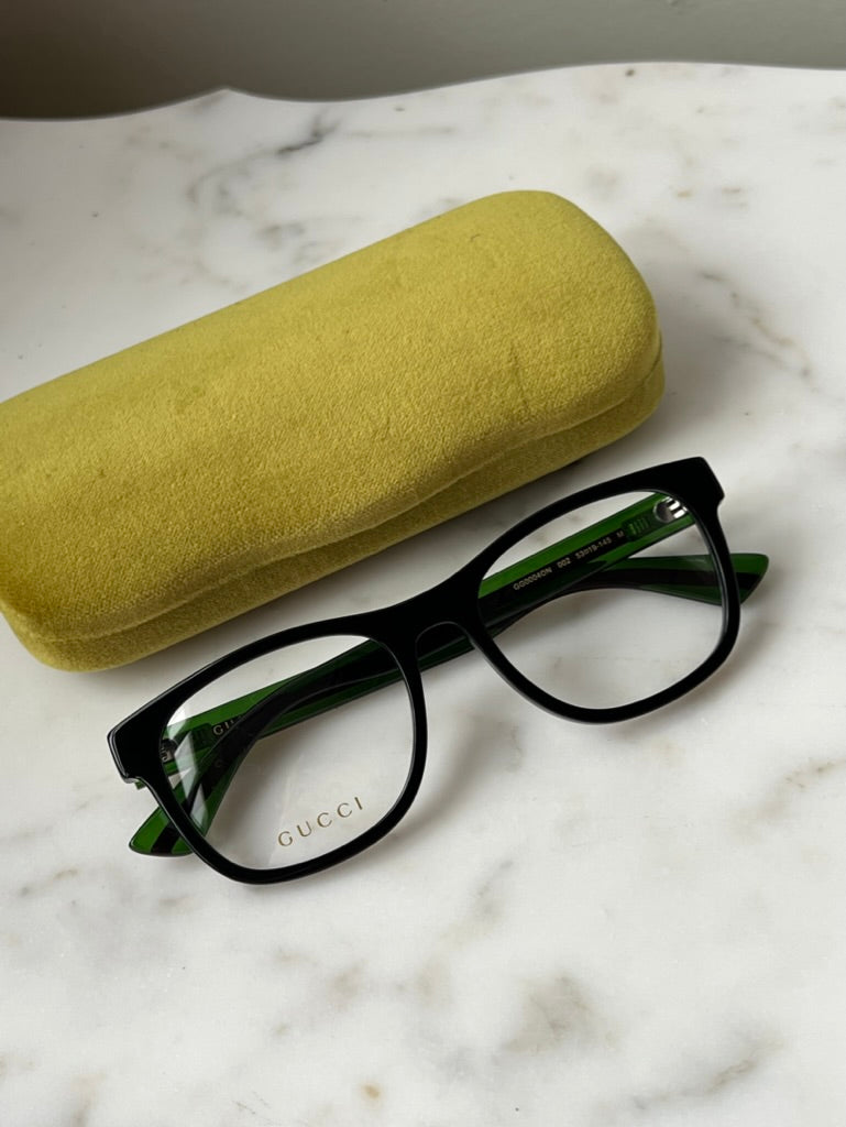 Gucci GG0004ON Square Eyeglasses Frames in Black