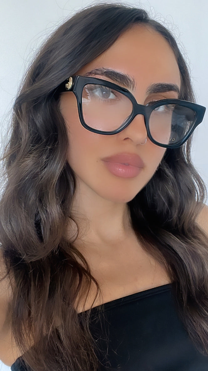 Gucci GG1424O Cat Eye Frames in Black