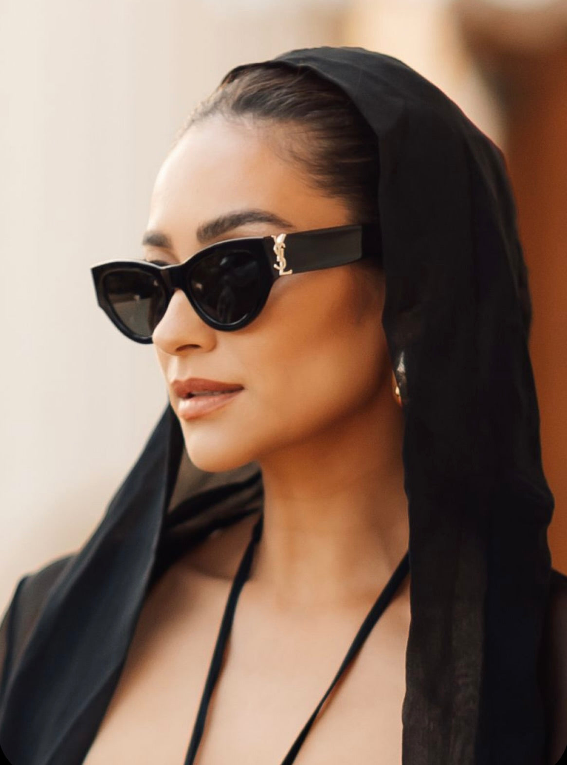 Saint Laurent SLM94 Sunglasses in Black