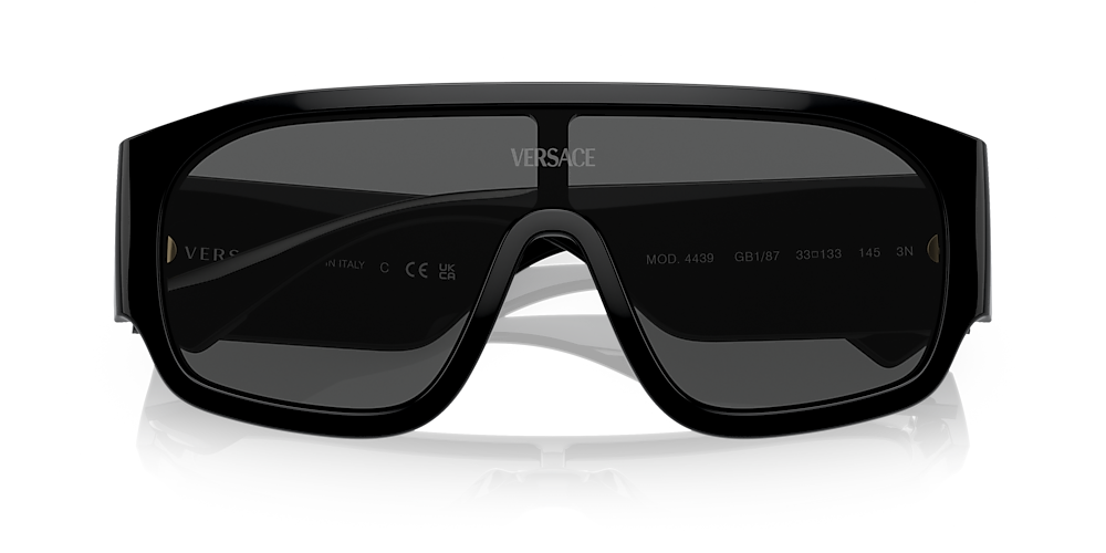 Versace VE4439 Mask Sunglasses in Black