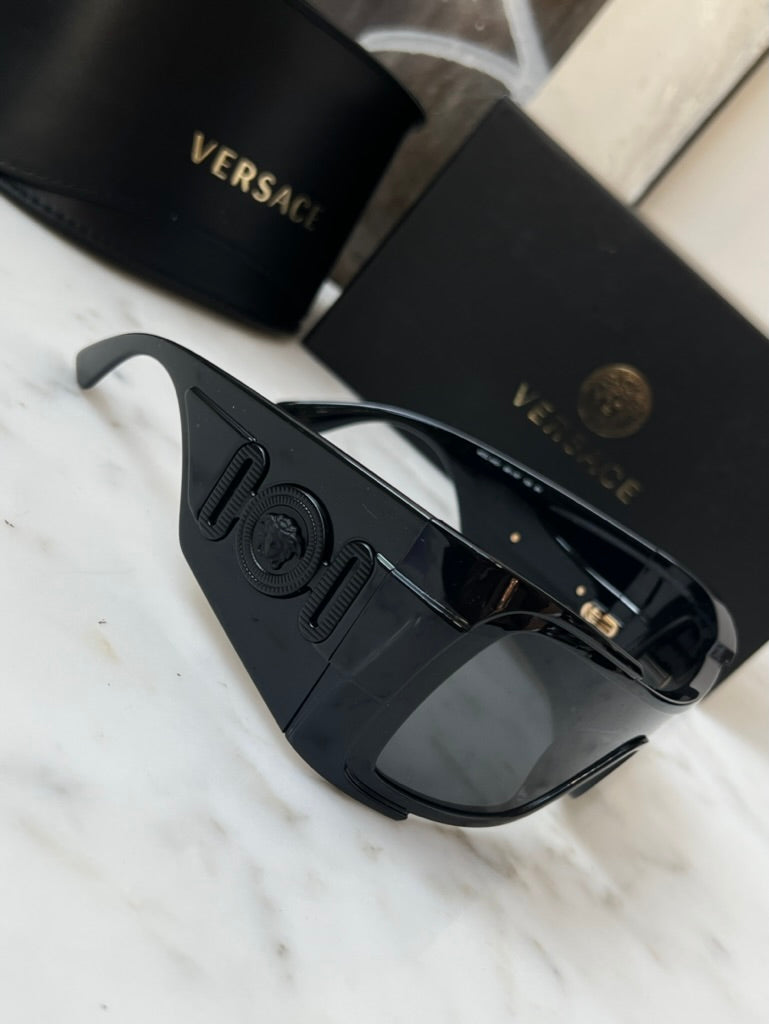 Versace VE4451 Maxi Medusa Sunglasses in Black