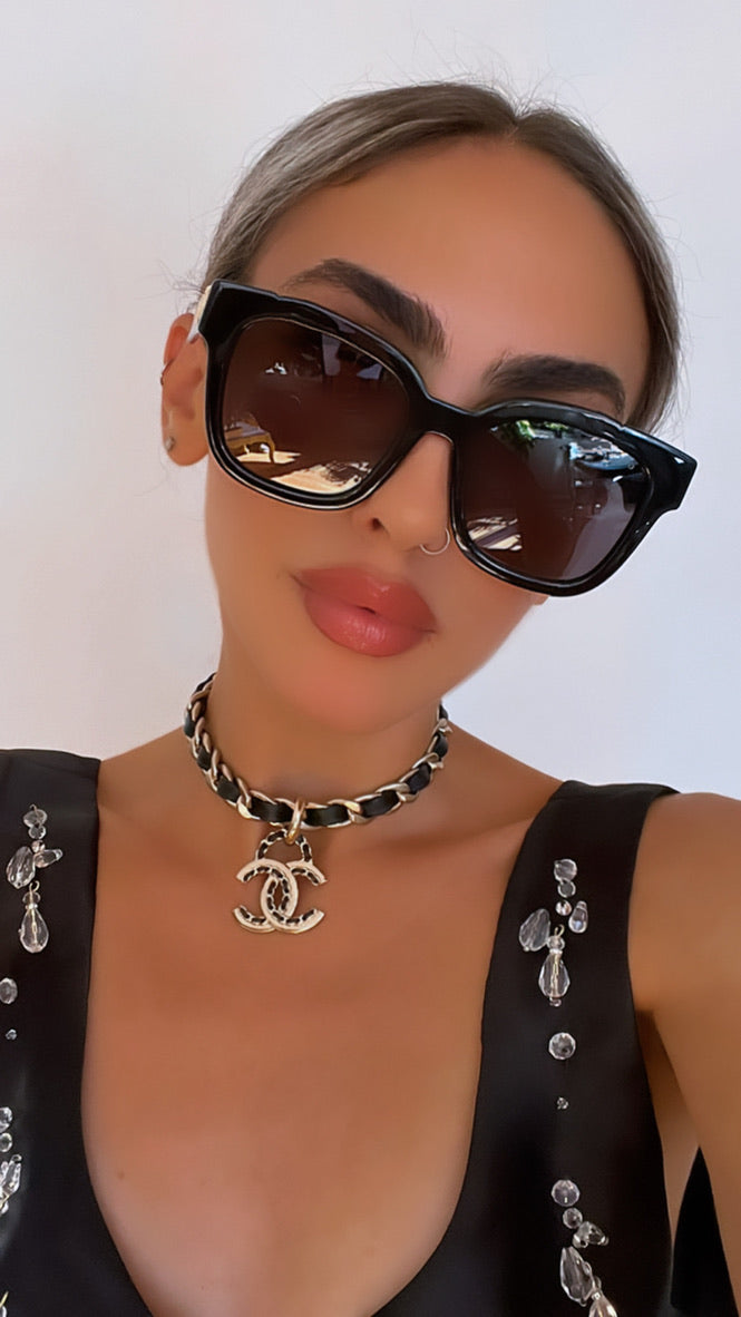 Gucci GG0998S Black Square Sunglasses