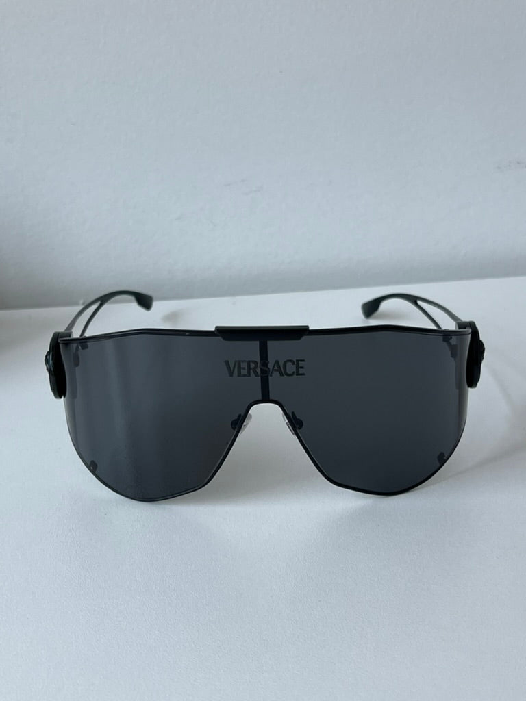 Versace VE2268 Shield Sunglasses in Black