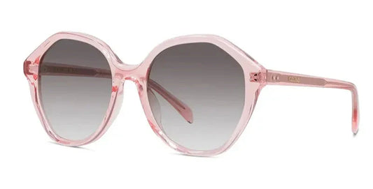 Celine CL40201U Pink Rounded Sunglasses