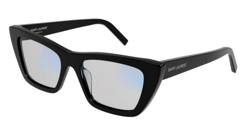 Saint Laurent SL276 Mica Cat Eye Sunglasses in Black Photochromic