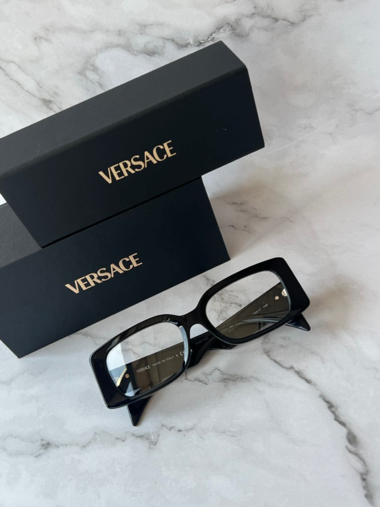 Versace VE3362U Black Thick Rim Frames