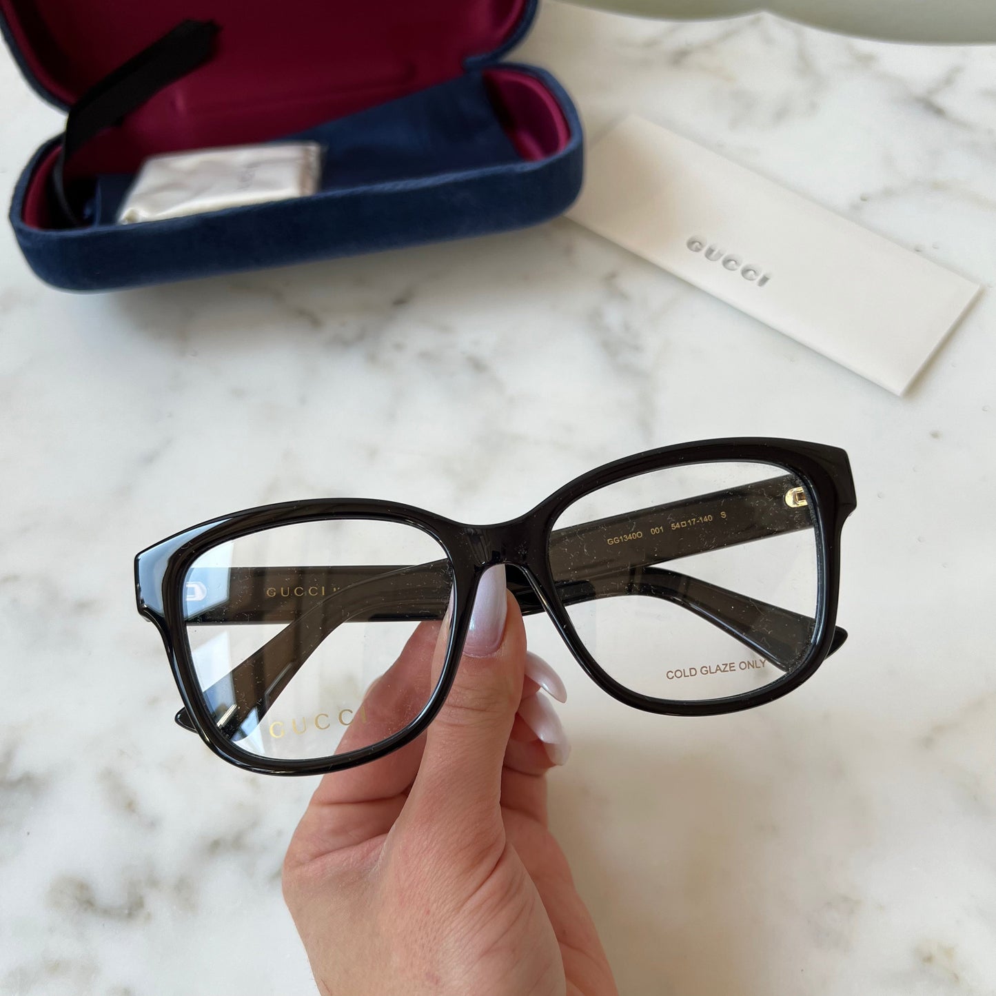 Gucci GG1340O Square Frames in Black