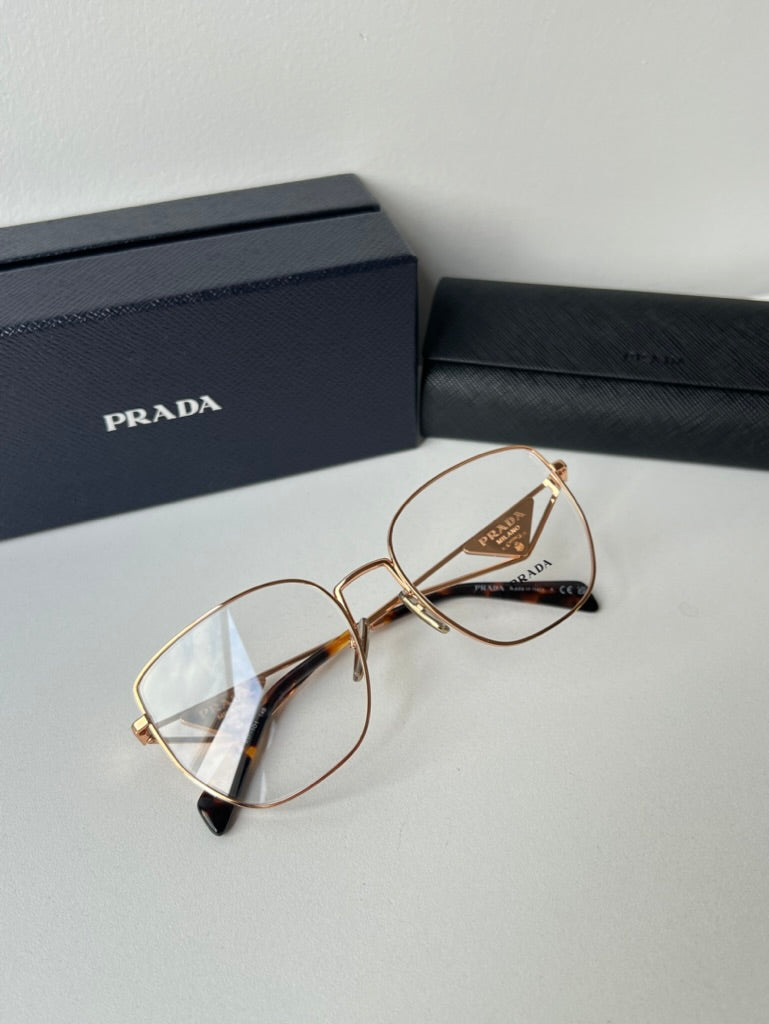 Prada PR A54VD Eyeglasses Frames in Rose Gold