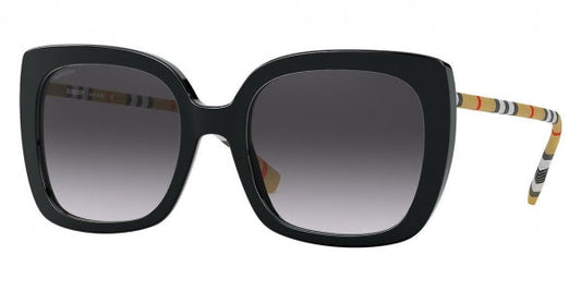 Burberry BE4323 Caroll Sunglasses in Black