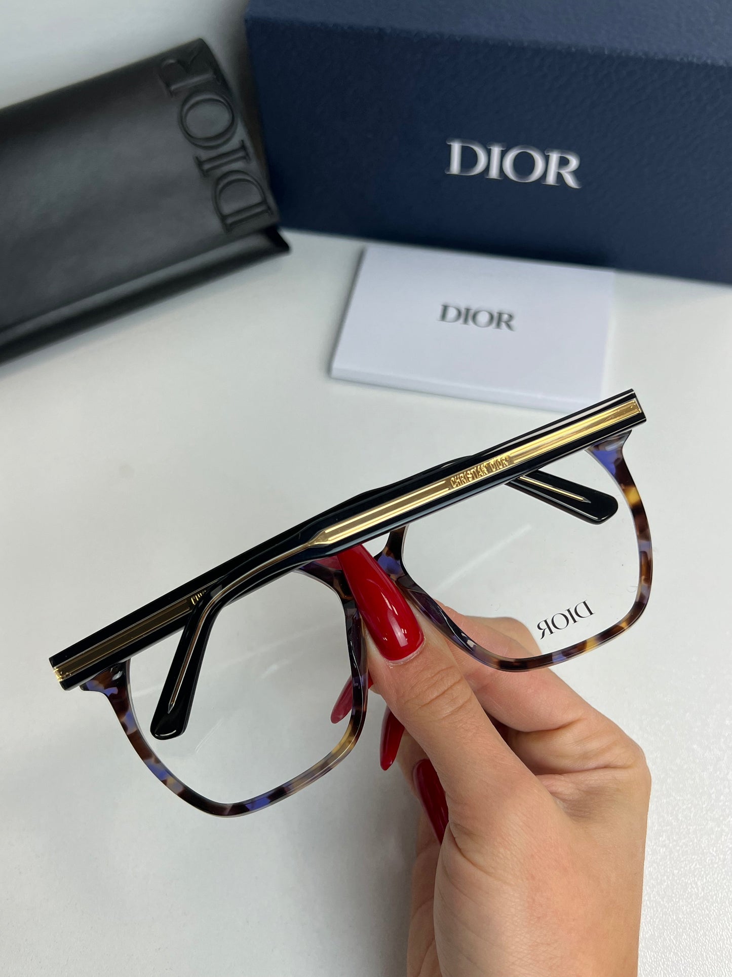 Dior SpiritO S3I Frames in Brown Multicolor Tortoise
