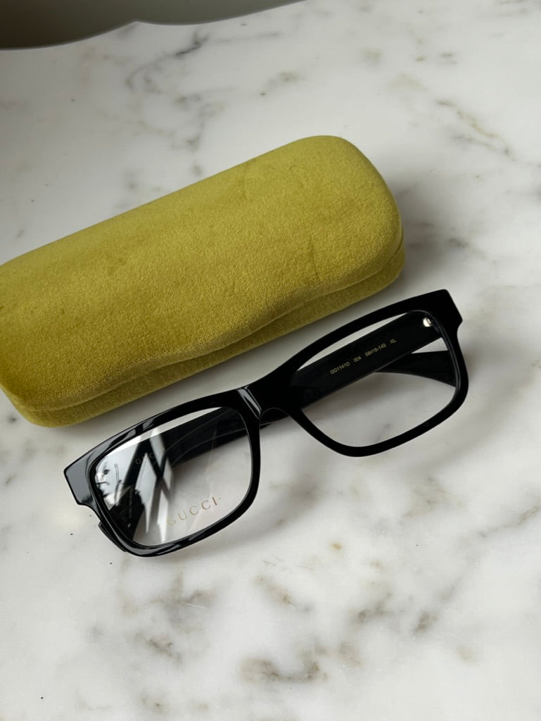 Gucci GG1141O Rectangular Frames in Black White