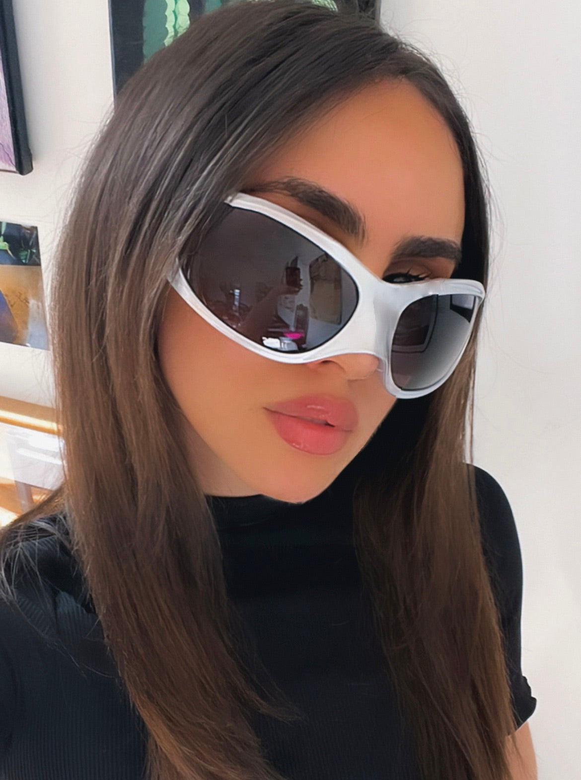 Balenciaga BB0252S Sunglasses in Silver