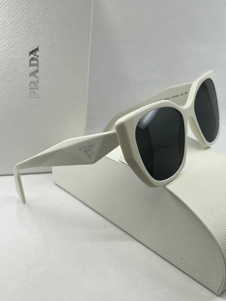 Prada PR19ZS Sunglasses in Talc White