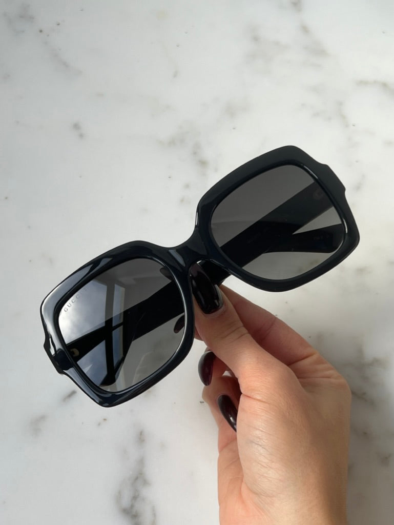 Gucci GG1337S Polarized Black Square Sunglasses