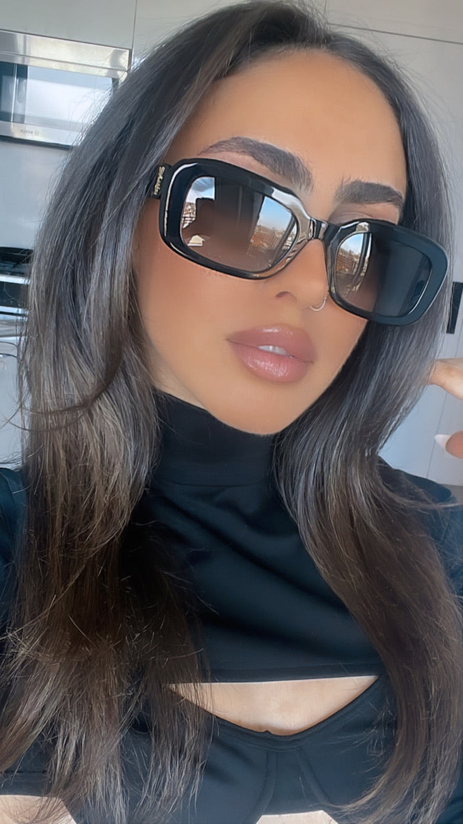 Saint Laurent SL M130 Sunglasses in Black