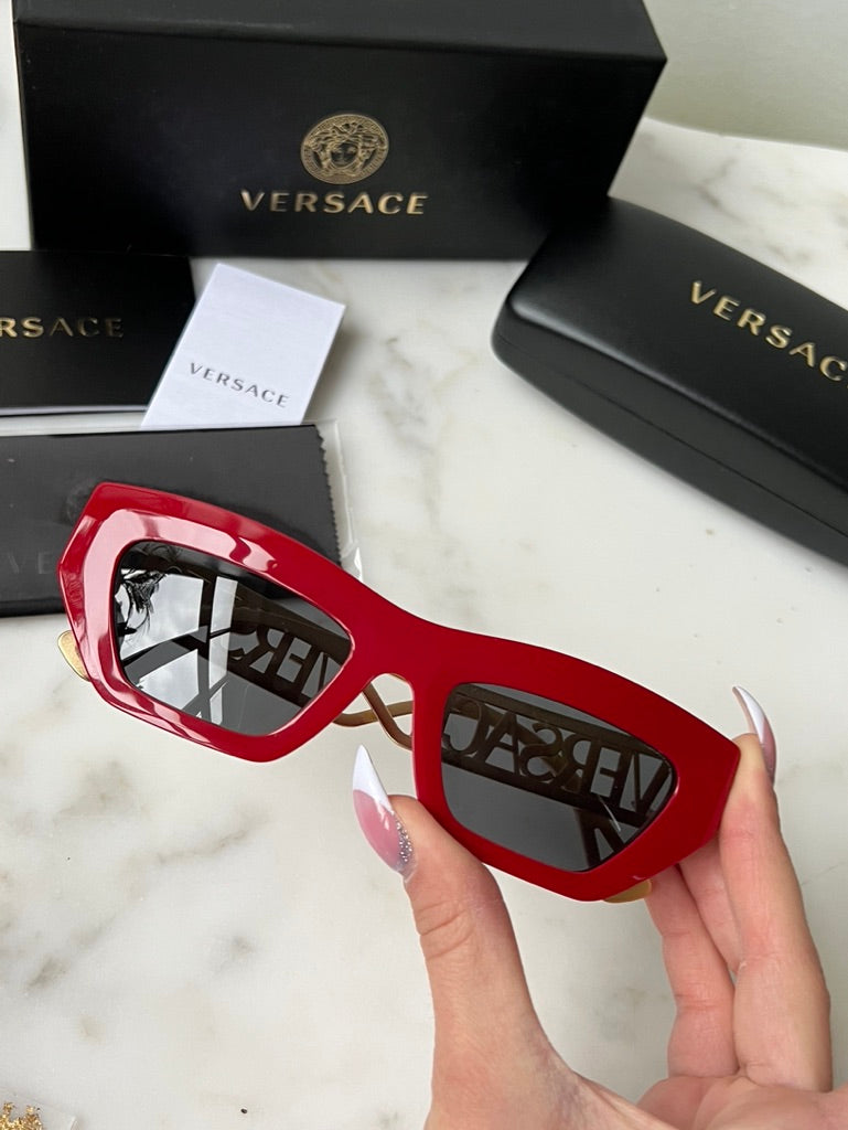 Versace VE4432U Red Cat Eye Sunglasses
