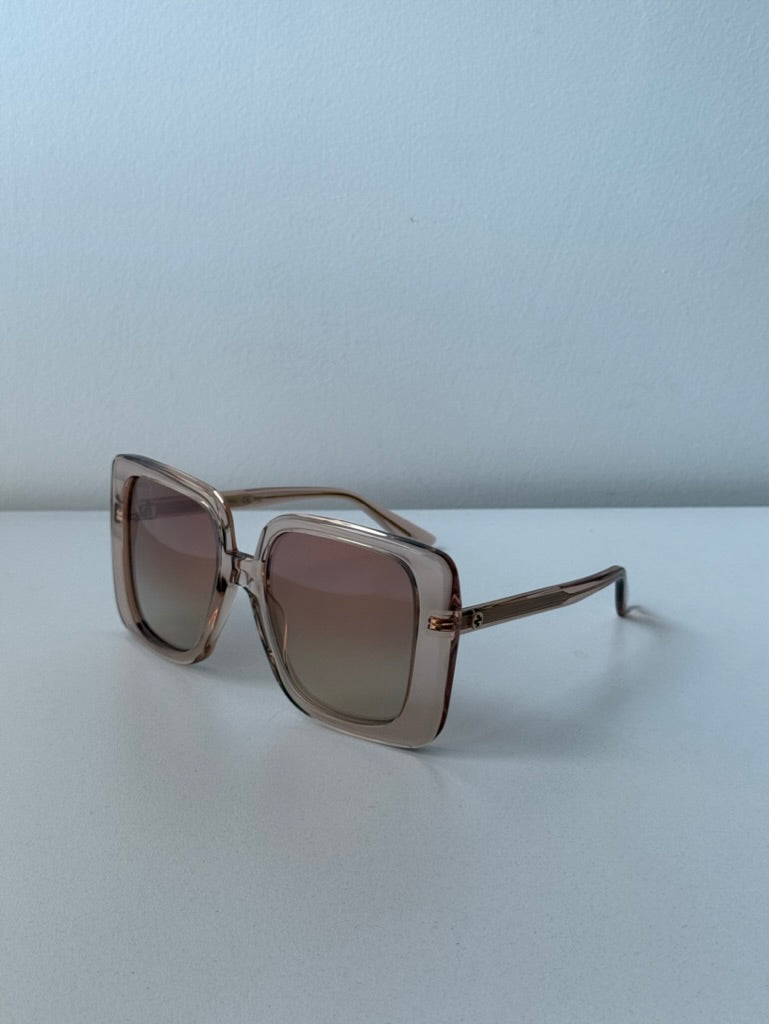 Gucci GG1314S Oversized Square Sunglasses in Champagne