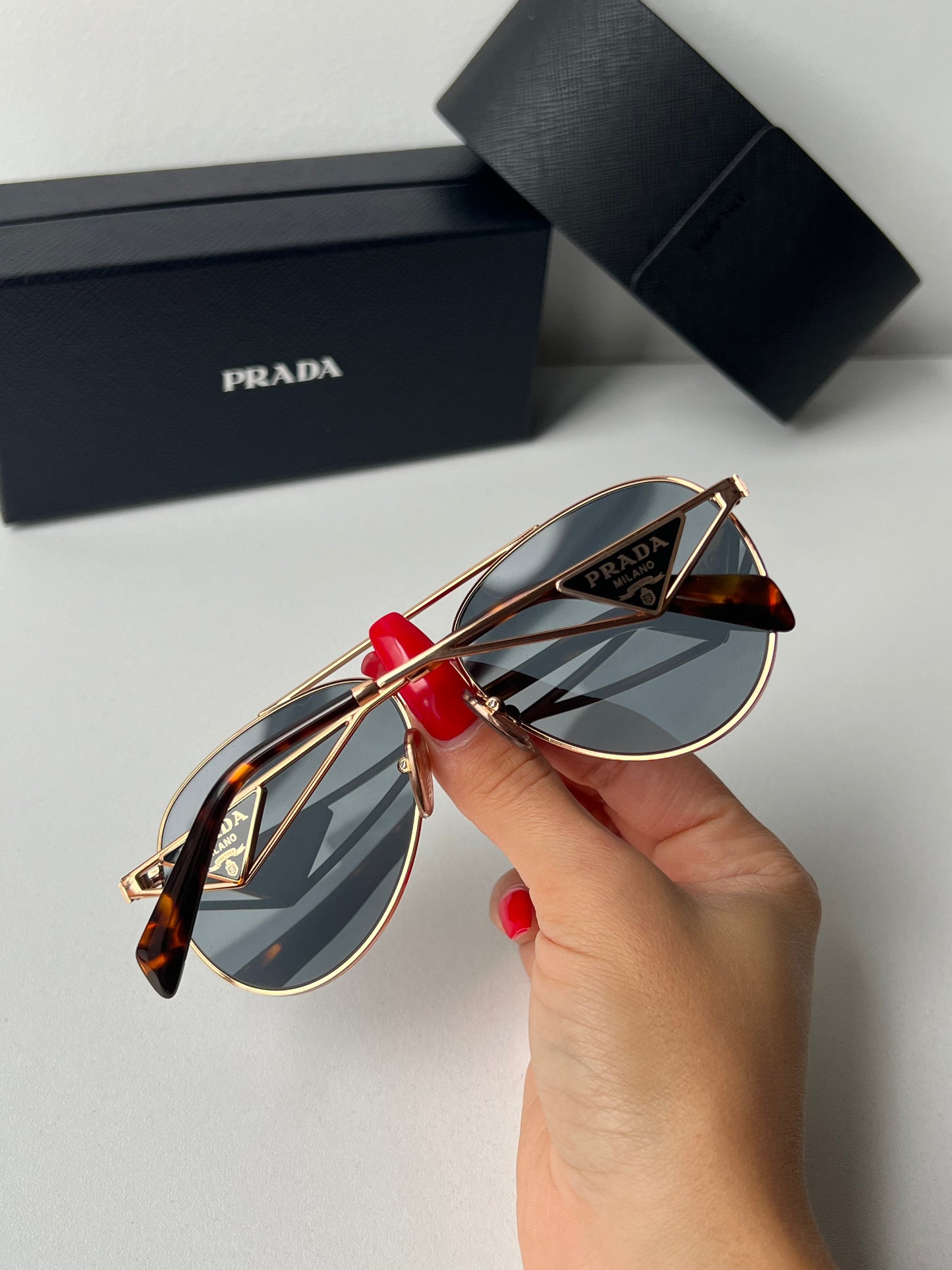 Prada PR73ZS Sunglasses in Rose Gold