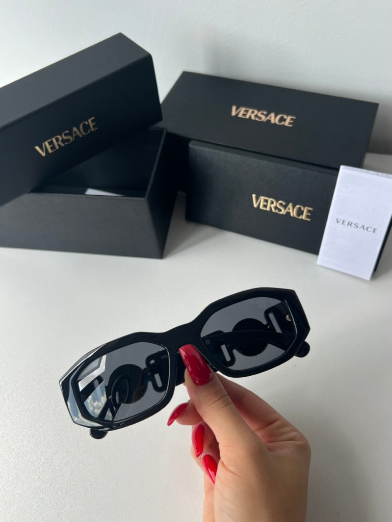Versace VE4361 Biggie Sunglasses in Black Gold