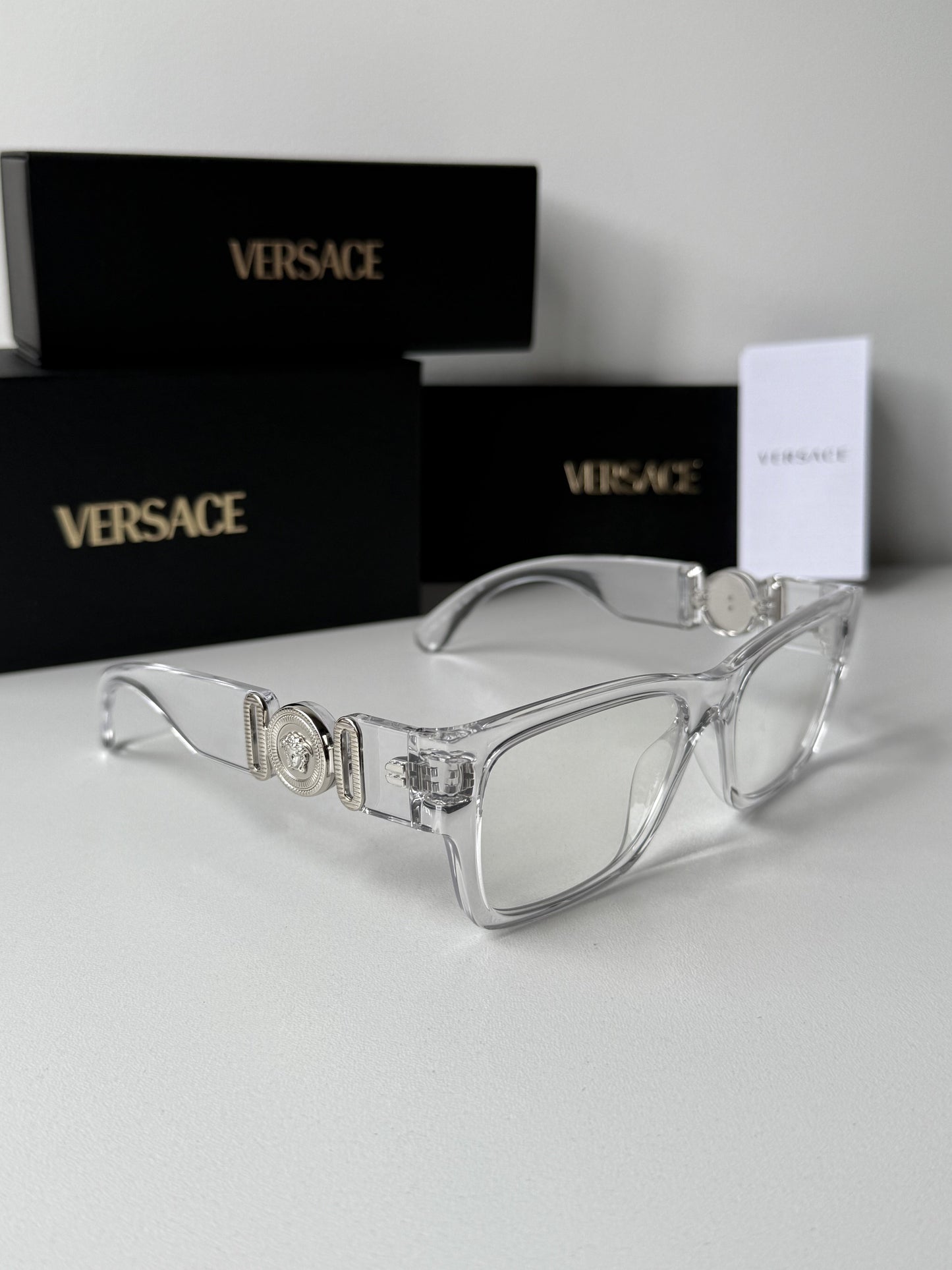 Versace VE3368U Biggie Frames in Clear