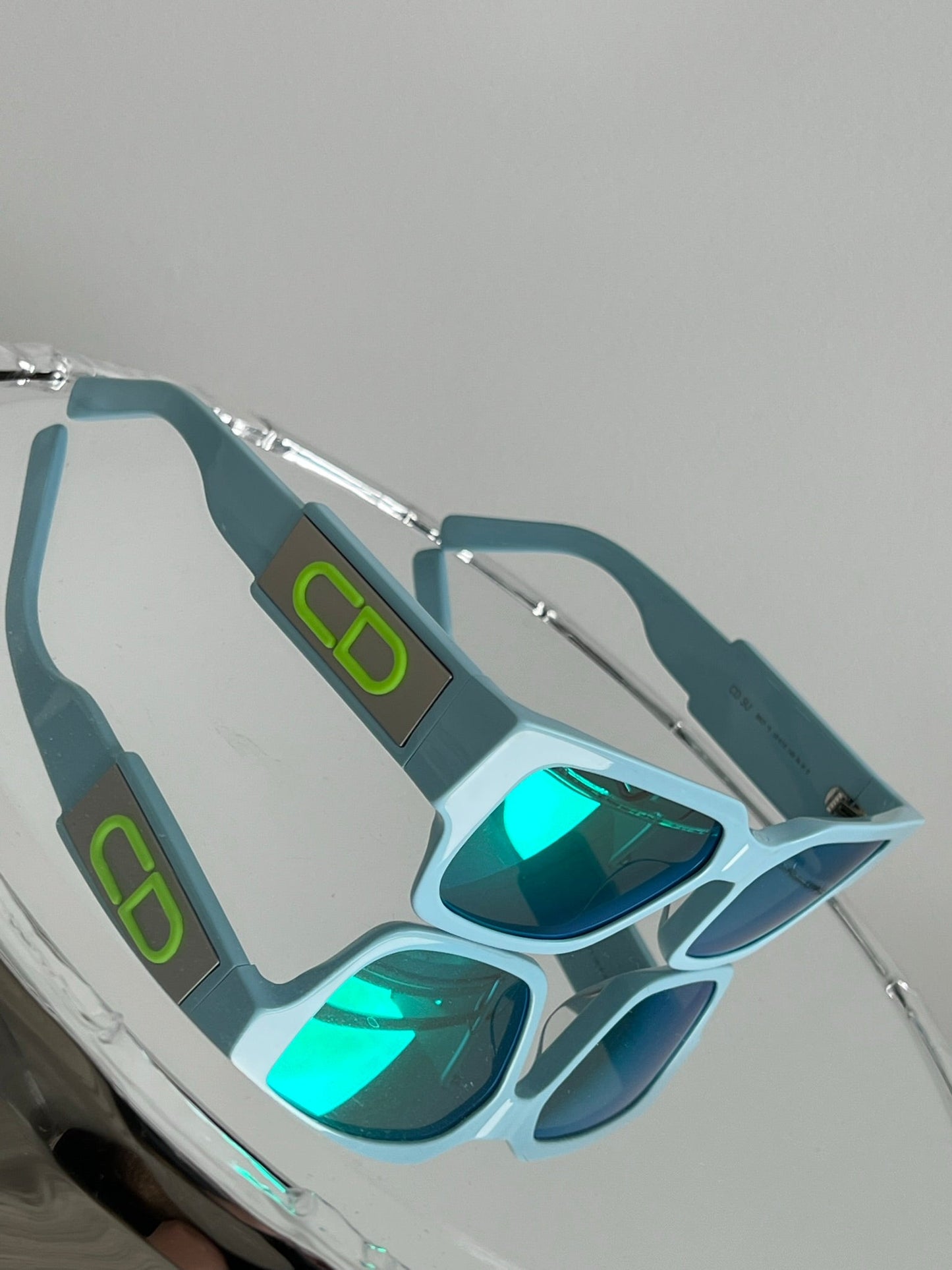 Dior CD SU Sunglasses in Blue Mirror