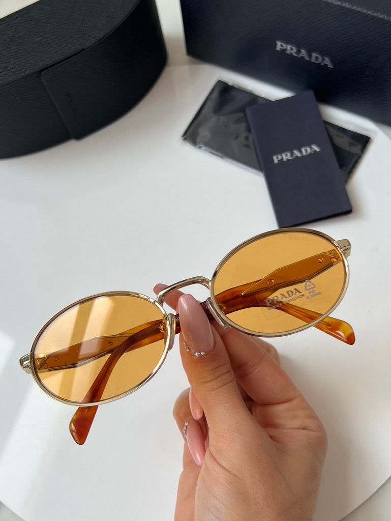 Prada PR65ZS Sunglasses in Orange Lens