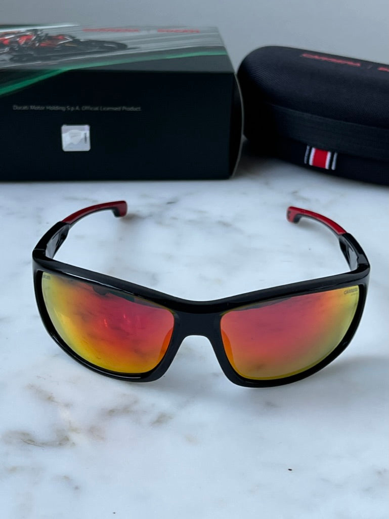 Carrera Ducati 002/S Sunglasses in Black Red